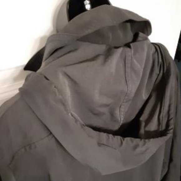 Chico’s Charcoal Grey Lightweight Stadium Coat - Picture 7 of 10